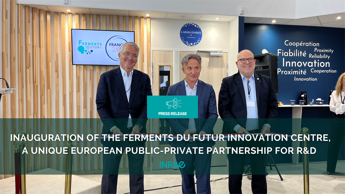 INRAE_International (@inrae_intl) on Twitter photo #PR_INRAE The Ferments du Futur Innovation Centre was inaugurated this morning in the presence of <a href="/BrunoBonnellOff/">Bruno Bonnell</a> <a href="/PhMauguin/">Philippe Mauguin</a> CEO of INRAE and Antoine Baule VP <a href="/ANIA_FRANCE/">ANIA</a> with a word of welcome by French ministers <a href="/AnnieGenevard/">Annie Genevard</a> and <a href="/patrickhetzel/">Patrick Hetzel</a>
👉With 1500m2 located in the #PR_INRAE The Ferments du Futur Innovation Centre was inaugurated this morning in the presence of <a href="/BrunoBonnellOff/">Bruno Bonnell</a> <a href="/PhMauguin/">Philippe Mauguin</a> CEO of INRAE and Antoine Baule VP <a href="/ANIA_FRANCE/">ANIA</a> with a word of welcome by French ministers <a href="/AnnieGenevard/">Annie Genevard</a> and <a href="/patrickhetzel/">Patrick Hetzel</a>
👉With 1500m2 located in the