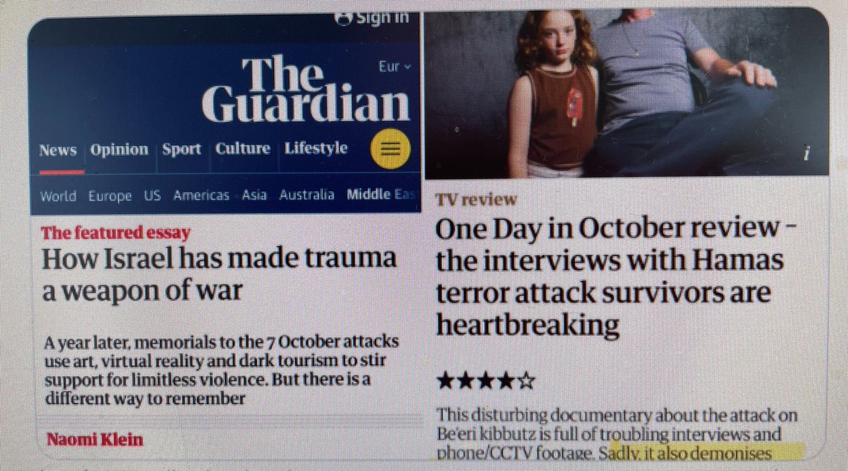 simonmontefiore's tweet image. Reading a couple of @theguardian articles in a last few days, I feel we may be seeing its final departure from the pluralistic liberal tradition that made it a great newspaper, thanks to its capture by – or  its morally fuddled editorial cadre  - surrender to,  an activist,…