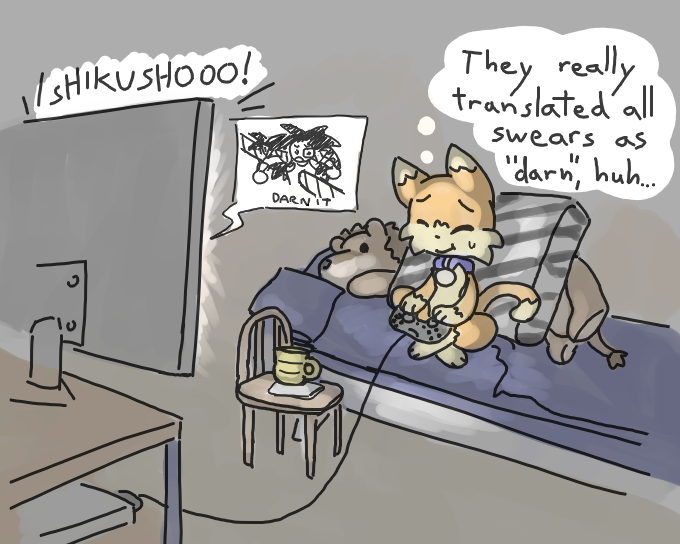 With all the Dragon Ball Sparking Zero posts, everyone seems to be having fun! ... But I can't play it, so instead I'm sitting over here playing the DBZ Budokai 1 game I found at a retro shop.
Might be old, but it's new to me! Lots of early-translation charm, it's cute.