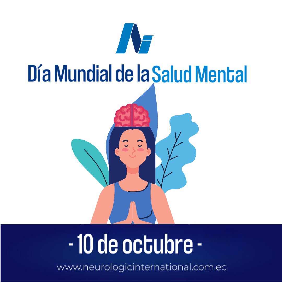 NeuroLogicInt's tweet photo. ¡La salud mental es importante! Cuidemos de nuestra mente y la de quienes nos rodean. #DíaMundialDeLaSaludMental #SaludMental #Bienestar https://t.co/3mx8icRe6U