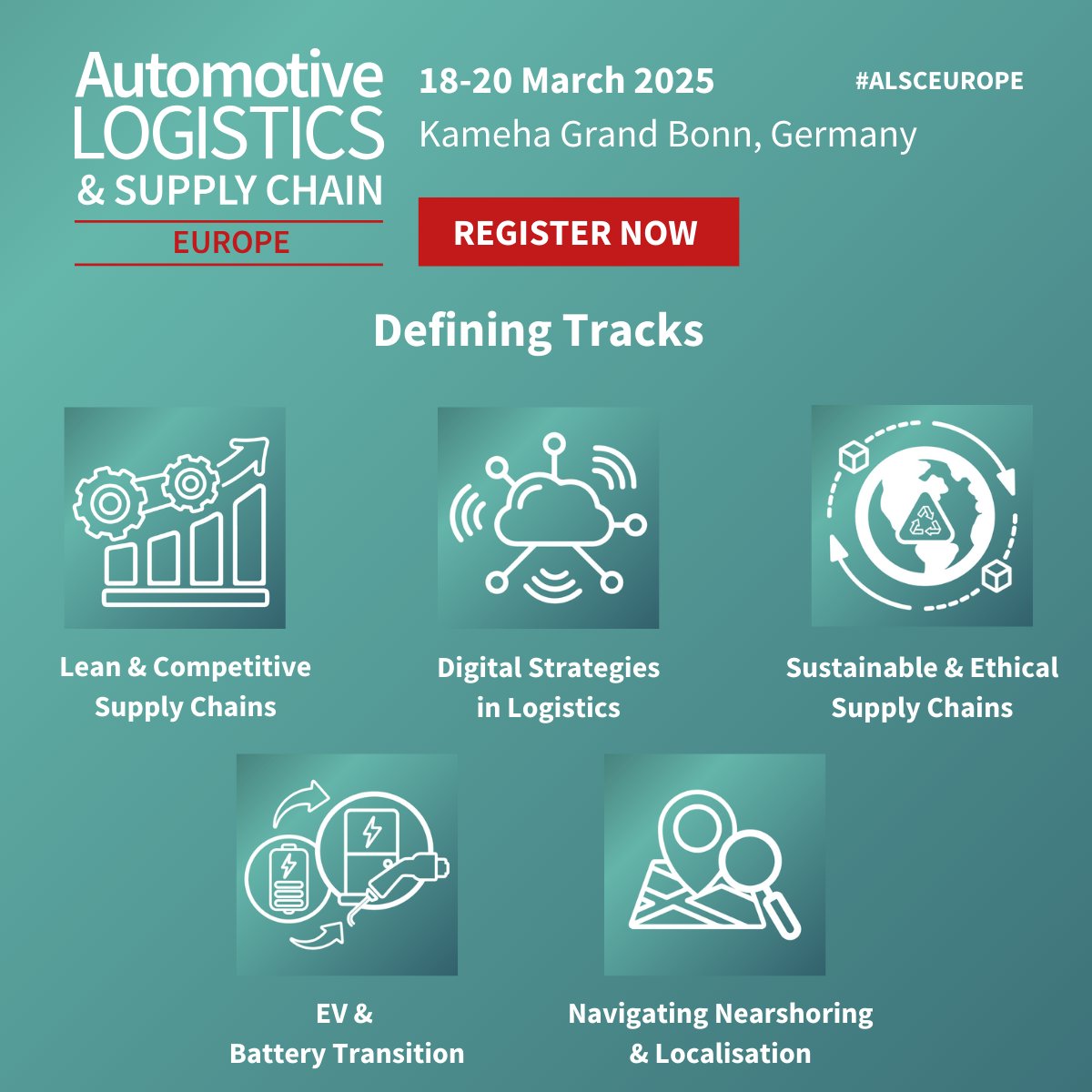 Discover #ALSCEUROPE key themes, from #nearshoring to #sustainability, we will discuss how industry leaders navigate competition and regulatory challenges, drive growth through collaborative logistics partnerships, and embrace digital innovation. Register: lnkd.in/d54UeavC