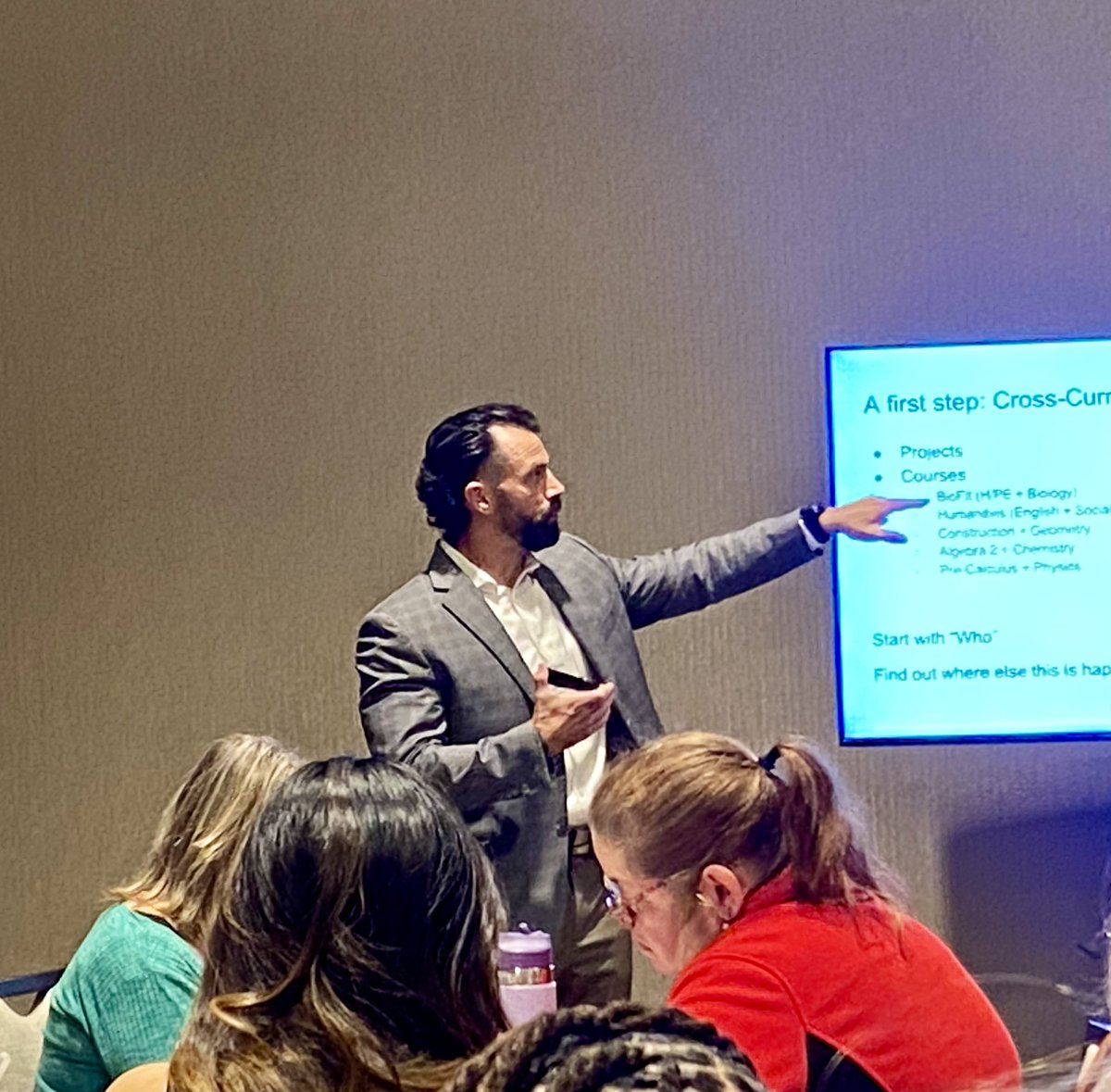 Abigail French (@awfrench1) on Twitter photo #VACTEA24
<a href="/VAEducatorCMJ/">Chris Jones</a> leading #CTE educators around Pathways for Instructional Programming ⚙️ #VACTEA24
<a href="/VAEducatorCMJ/">Chris Jones</a> leading #CTE educators around Pathways for Instructional Programming ⚙️