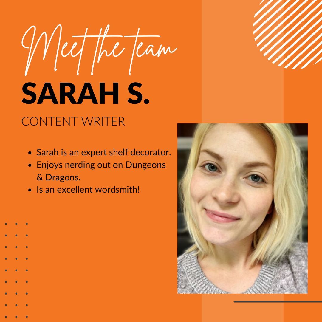 Meet Sarah! 👋

She's one of our amazing Content Writers on the team.

Our team rocks! 🧡

#ibo #teamappreciation #content #ourteamrocks