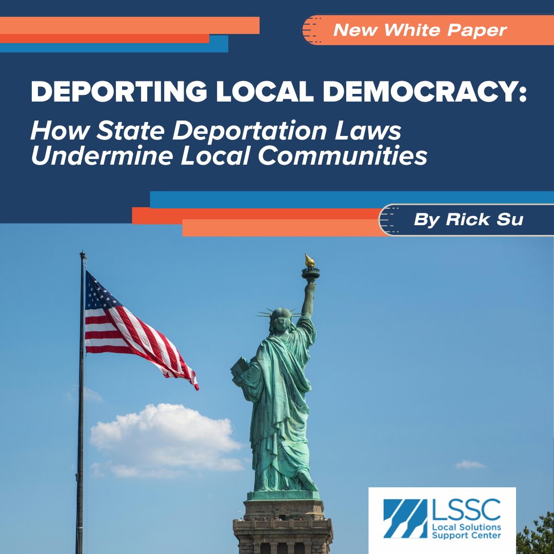A recent wave of deportation laws represent the newest challenge to federal authority over immigration – and a new paper by Rick Su explores this troubling abusive preemption trend. Read it from <a href="/The_LSSC/">The_LSSC</a>: supportdemocracy.org/immigration2024 #PreemptingProgress