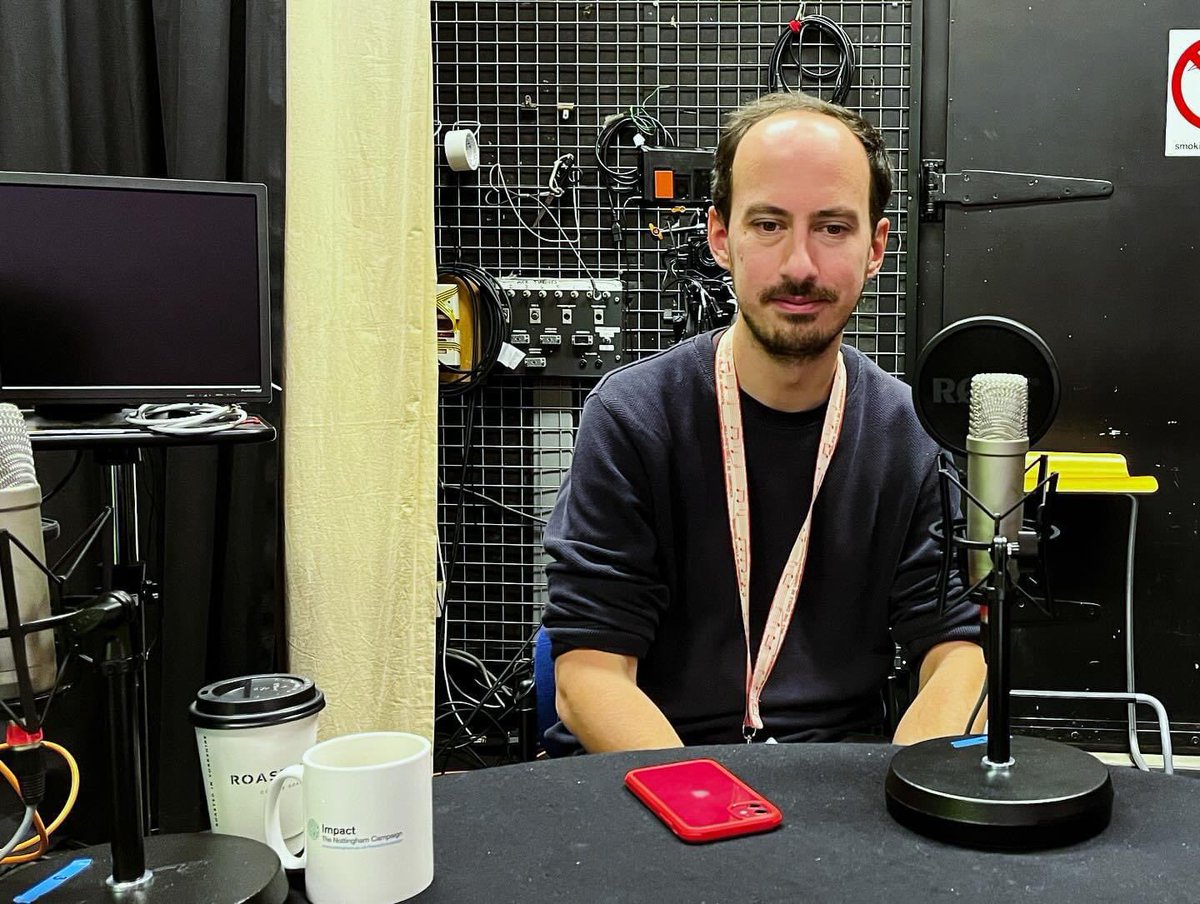 BenRAtkinson's tweet photo. Back at the old Carlton TV Studios (now KMC Campus) to record a new series of the iTeach Online Podcast produced by @LTNottingham! 🎙️

On this series: online learning, leaning into the workplace, digital accesisblity, artificial intelligence and VR! 👨🏻‍💻

https://t.co/jQK1MZBgvO https://t.co/2dHsRJup0I