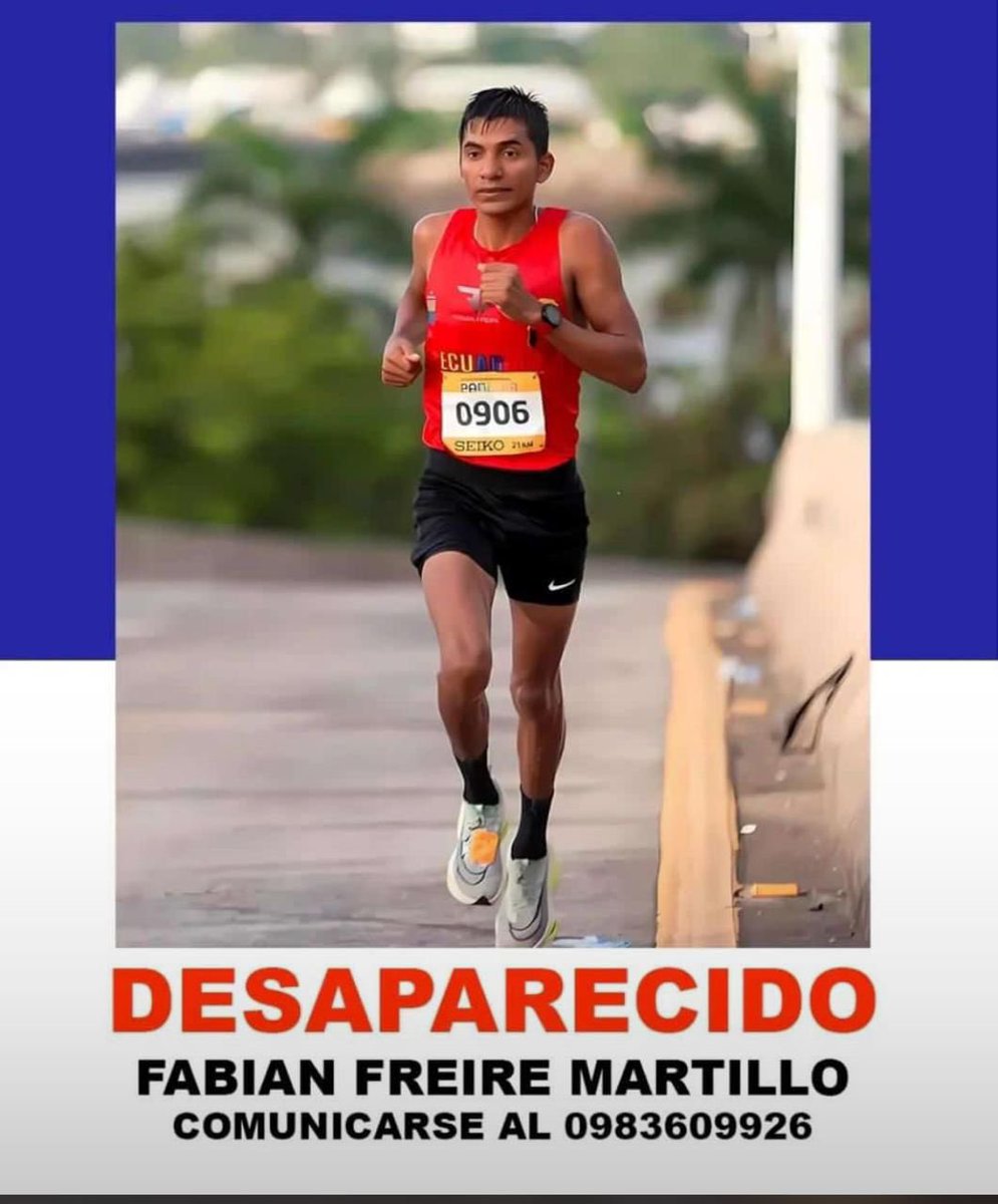 Belliiisima89's tweet photo. El Deportista FABIAN FREIRE MARTILLO se encuentra desaparecido desde el día de ayer. Sus familiares y amigos lo andan buscando. https://t.co/v8jhgpUqH5
