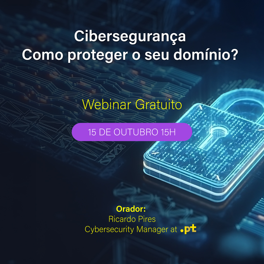 📣Last Call!📣É já amanhã mas ainda pode receber um domínio .pt de #oferta!

Formação Online Gratuita PTisp em parceria com a Associação DNS.PT  sobre "Cibersegurança – Como proteger o seu domínio?"

📅 15 de Outubro - 15h
📌Inscreva-se já attendee.gotowebinar.com/register/90867…