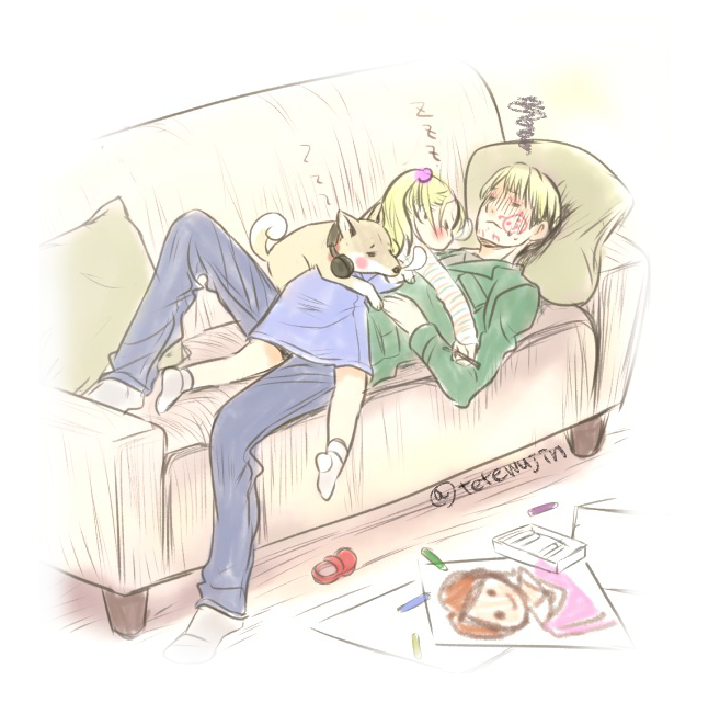 #サイレントヒル2  #SilentHill2 
LeaveED(＋犬)の妄想過去絵