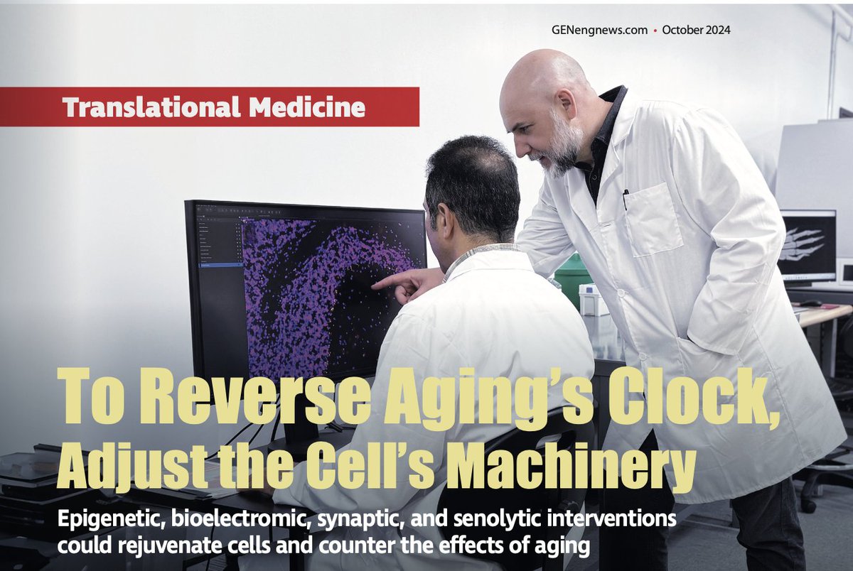 Check out <a href="/GENbio/">Genetic Engineering & Biotechnology News</a>'s new piece, where our CEO discusses how understanding and manipulating bioelectric patterns could potentially allow us to rewrite them for the treatment of many conditions that are currently inadequately addressed by other modalities: bit.ly/3ZVyiKx