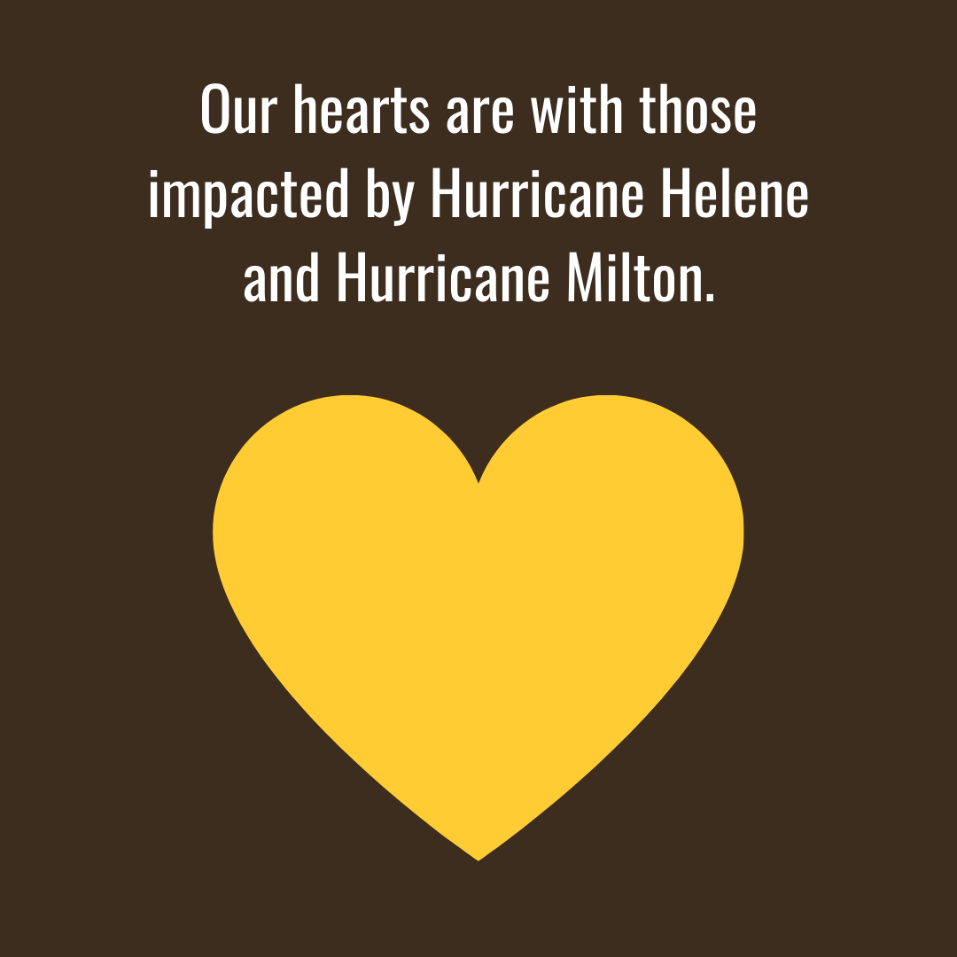 Our hearts are with the members of the BW community who have been, and continue to be, affected by Hurricanes Helene and Milton across the Southeastern United States and beyond. We stand with you in BW Spirit, wishing everyone impacted strength, safety, and a swift recovery. 🐝🤎