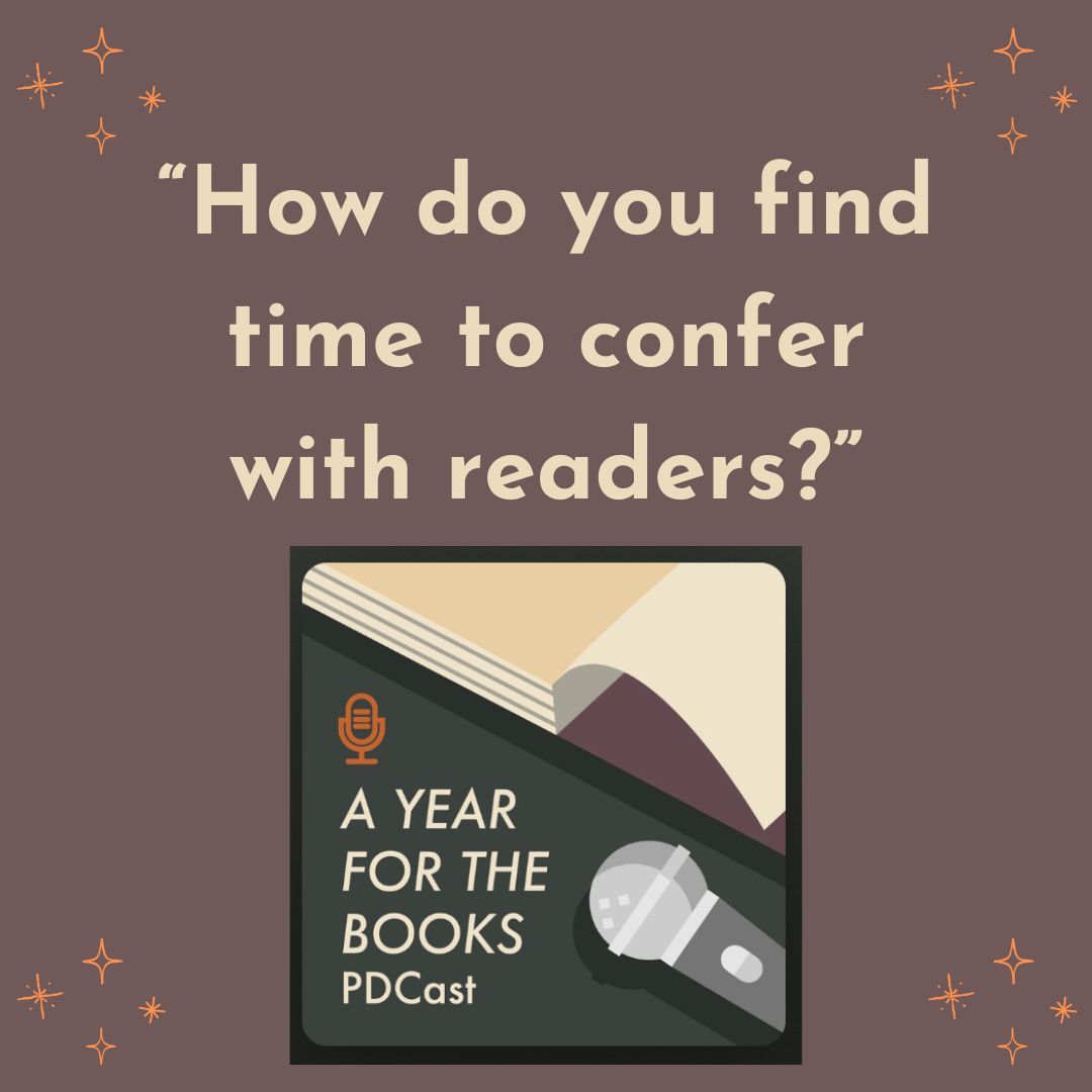 ayear4thebooks (@ayear4thebooks) on Twitter photo In Episode 3 of #AYear4theBooks #PDCast we tackle the ever present question of time! When and how can we carve out time in our busy days to confer with readers? Listen now on Apple Podcasts or Spotify! <a href="/mariapwalther/">Maria Walther</a> <a href="/stenhousepub/">Stenhouse Publishers</a> In Episode 3 of #AYear4theBooks #PDCast we tackle the ever present question of time! When and how can we carve out time in our busy days to confer with readers? Listen now on Apple Podcasts or Spotify! <a href="/mariapwalther/">Maria Walther</a> <a href="/stenhousepub/">Stenhouse Publishers</a>