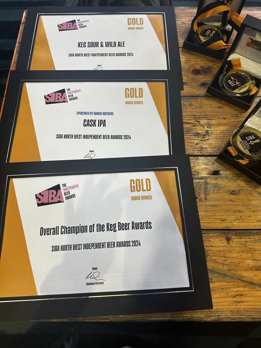 The Brewery Tap (@thebreweryt) on Twitter photo Great result for us tonight <a href="/SIBANational/">SIBA</a> North West Beer Awards. Gold in cask for India IPA and a Gold for Red Balloons in the Keg Sour & Wild Ale category. Red Balloons swooped over all keg category Gold Winner. Stoked! Great result for us tonight <a href="/SIBANational/">SIBA</a> North West Beer Awards. Gold in cask for India IPA and a Gold for Red Balloons in the Keg Sour & Wild Ale category. Red Balloons swooped over all keg category Gold Winner. Stoked!