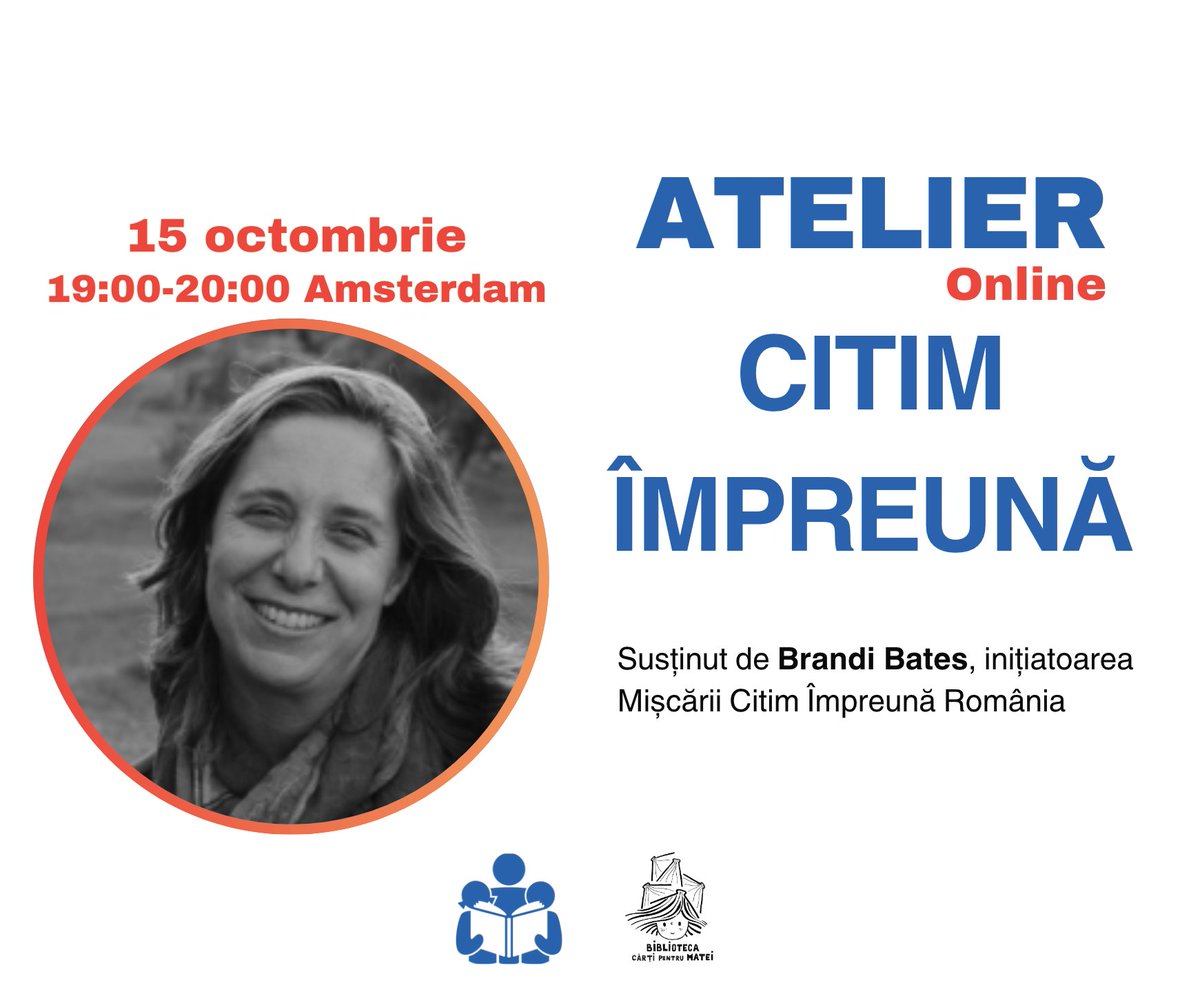 Teme:
🎈Cititul împreună și sentimentul de siguranță la copii.
🎈Cum cititul împreună îi poate ajuta pe copii să discearnă adevărul și să stăpânească, mai degrabă decât să fie stăpâniți de, atotputernicul ecran.
🎈Cititul împreună în limba maternă în familiile multilingve.