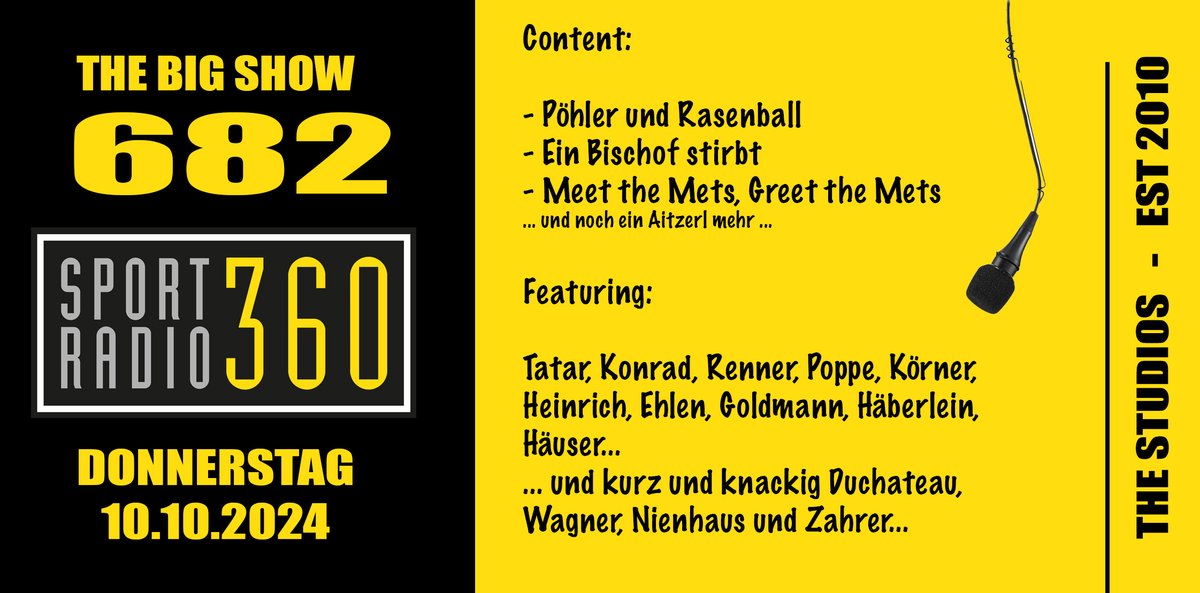 Sportradio360 (@sportradio360) on Twitter photo BIG SHOW 682 online ... mit Dank an Coach Tatar <a href="/MKonrad40/">Martin Konrad</a> <a href="/AndreasRenner/">Andreas Renner</a> @ThorstenPoppe <a href="/MichaKoerner/">Michael Koerner</a> (live aus dem Jahr 682!) The Voice <a href="/stefan_ehlen/">Stefan Ehlen</a> <a href="/lostinnippes/">lostinnippes</a> <a href="/TomHaeberlein/">Tom Häberlein (SID)</a> <a href="/Sky_PaulH/">Paul Häuser</a> <a href="/ZahrerLukas/">Lukas Zahrer</a> @Duchateau @Ruhrpoet und Thomas Wagner ... sportradio360.de/the-big-show-d… BIG SHOW 682 online ... mit Dank an Coach Tatar <a href="/MKonrad40/">Martin Konrad</a> <a href="/AndreasRenner/">Andreas Renner</a> @ThorstenPoppe <a href="/MichaKoerner/">Michael Koerner</a> (live aus dem Jahr 682!) The Voice <a href="/stefan_ehlen/">Stefan Ehlen</a> <a href="/lostinnippes/">lostinnippes</a> <a href="/TomHaeberlein/">Tom Häberlein (SID)</a> <a href="/Sky_PaulH/">Paul Häuser</a> <a href="/ZahrerLukas/">Lukas Zahrer</a> @Duchateau @Ruhrpoet und Thomas Wagner ... sportradio360.de/the-big-show-d…