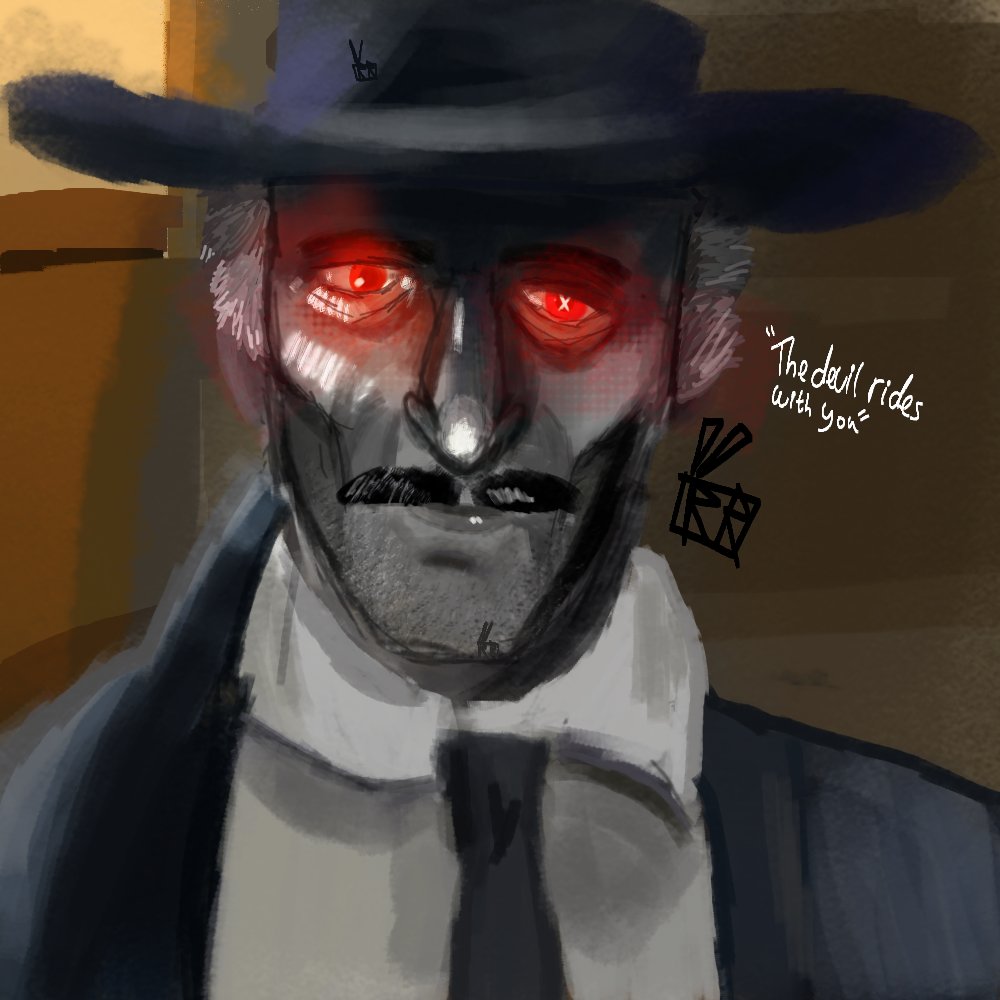GunSightEyes's tweet photo. "The Devil rides with you"
#art #digitalart #LeeVanCleef #Sabata (But also Cain) #western https://t.co/vRshH96D5B