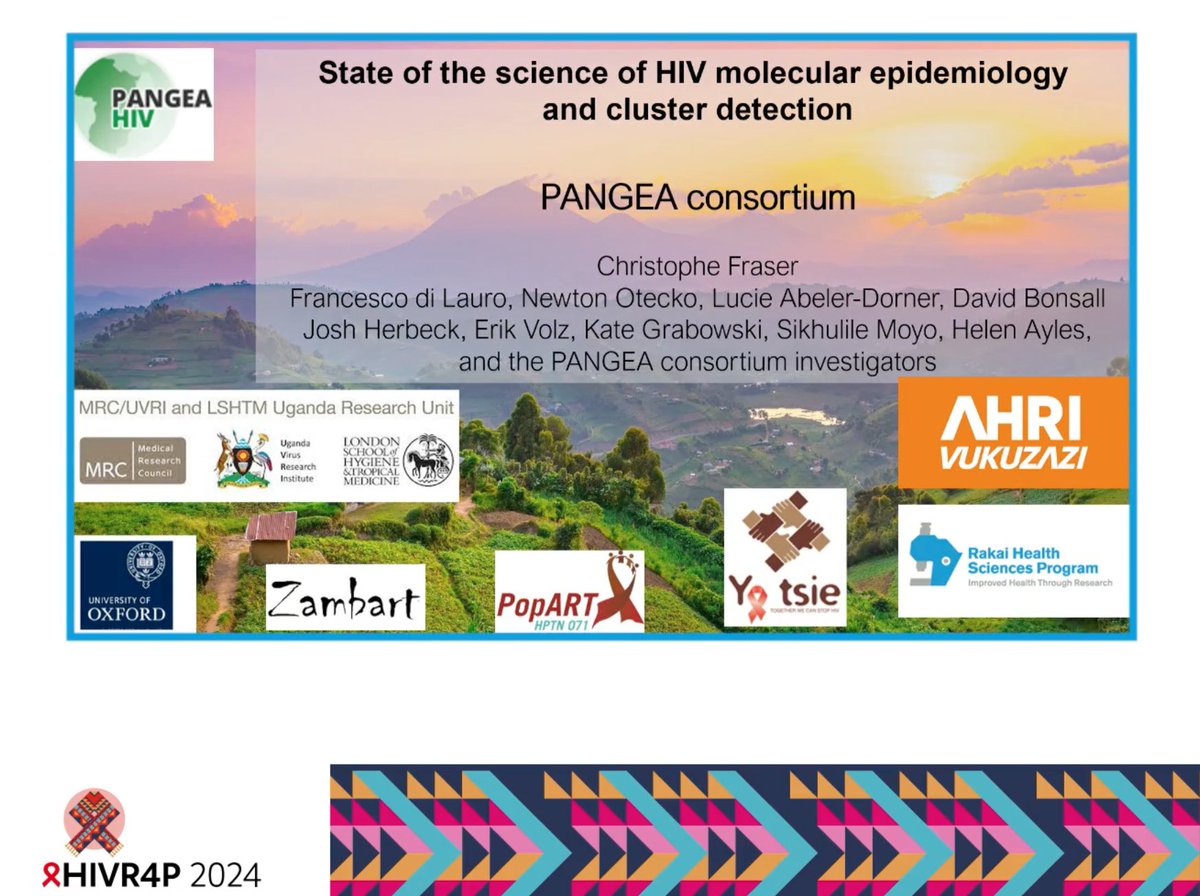Sandra Mon, MSPH (she/her) (@sandraxmon) on Twitter photo Exciting last-day sympo at #HIVR4P2024:
My Oxford PI <a href="/ChristoPhraser/">Christophe Fraser Group</a> on advances in HIV prev via phylogenetic research, stressing need for ethical conduct & anti-stigmatizing framing of results.
Up next: <a href="/MalecheAllan/">Allan Maleche</a> on the legal complexities of mol epi research in Africa. Exciting last-day sympo at #HIVR4P2024:
My Oxford PI <a href="/ChristoPhraser/">Christophe Fraser Group</a> on advances in HIV prev via phylogenetic research, stressing need for ethical conduct & anti-stigmatizing framing of results.
Up next: <a href="/MalecheAllan/">Allan Maleche</a> on the legal complexities of mol epi research in Africa.