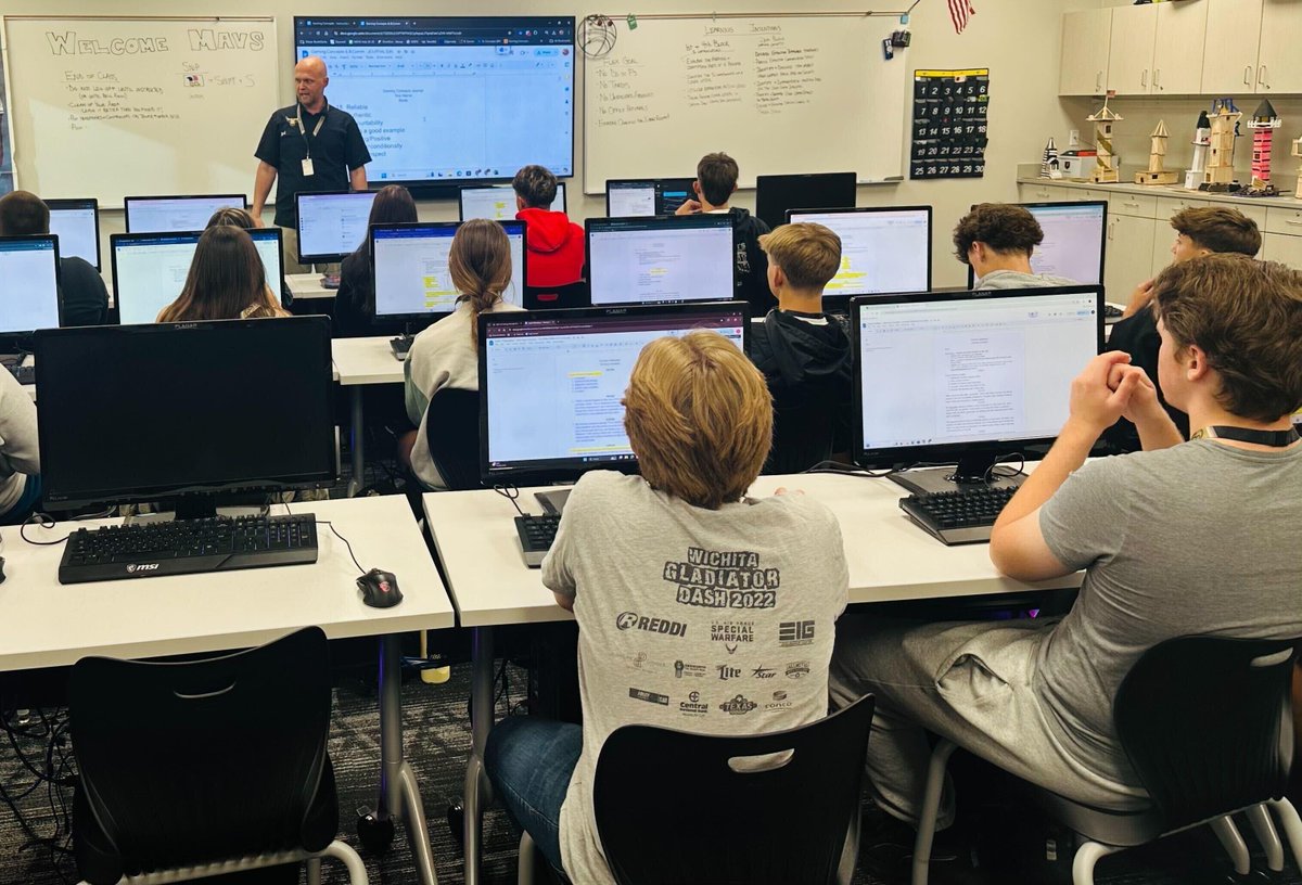 Video games in the classroom? 🎮

With #GamingConcepts, students are building interpersonal skills IRL. 

Read more from our expert <a href="/kgcuster/">Kristy Custer</a> in her interview w <a href="/enterpriseleag1/">Enterprise League</a>
hubs.ly/Q02SYV5k0
#ReimagineEdu