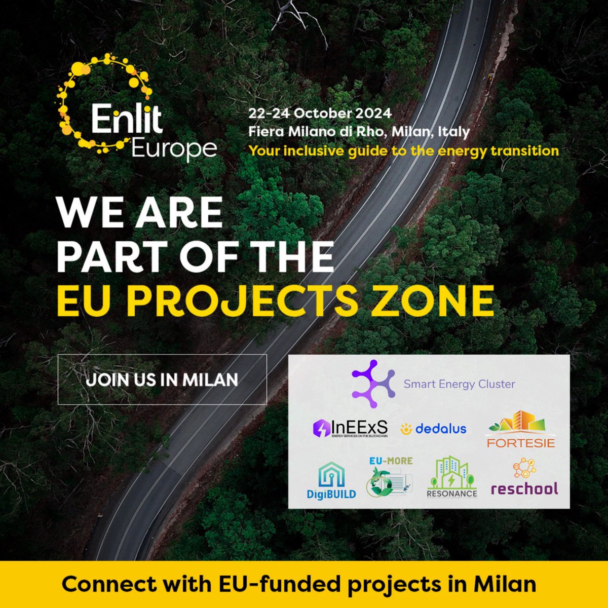 EU-MORE (@project_eu_more) on Twitter photo Want to be part of the energy revolution?
Join the #SmartEnergyCluster stand and workshop at <a href="/Enlit_Europe/">Enlit Europe</a> on October 22-24!
👉Find more info and register now: enlit-europe.com/exhibition/eu-…
Discover innovations from our projects
#EnLitEurope #EnergyFuture Want to be part of the energy revolution?
Join the #SmartEnergyCluster stand and workshop at <a href="/Enlit_Europe/">Enlit Europe</a> on October 22-24!
👉Find more info and register now: enlit-europe.com/exhibition/eu-…
Discover innovations from our projects
#EnLitEurope #EnergyFuture