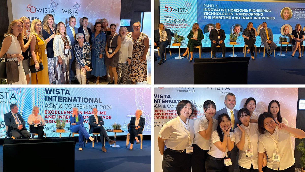 At the @WistaInt 2024 conference <a href="/IMOSecGen/">Arsenio Dominguez</a> and IMO’s Legal Director Dorota Lost are joining the voices for diversity and inclusion in maritime to drive meaningful change. #WomeninMaritime