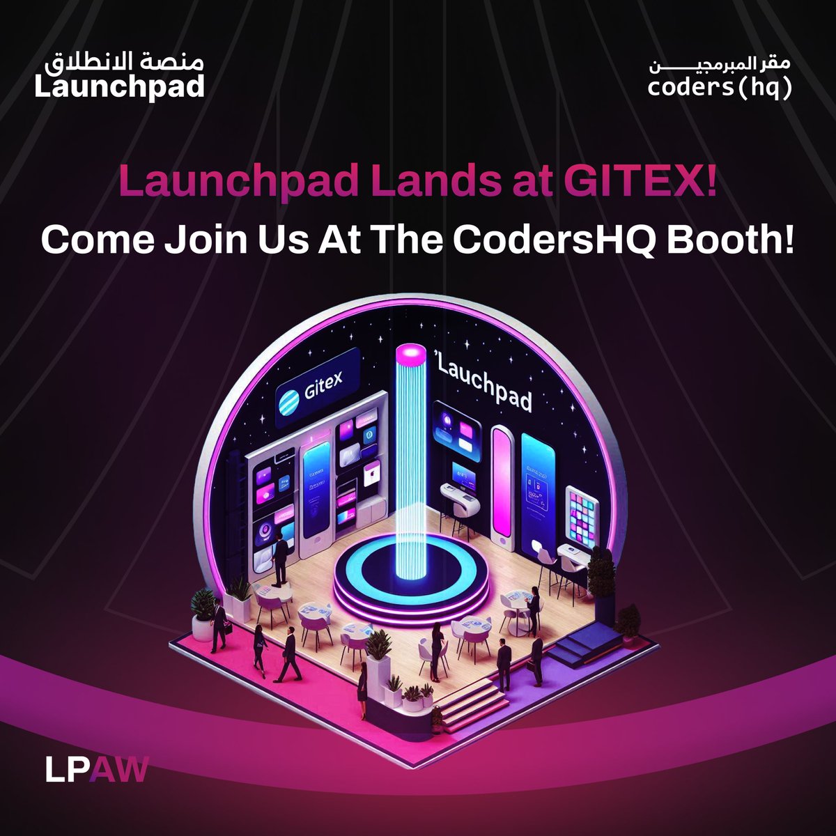 coderslaunchpad's tweet image. Launchpad at GITEX! 🌎

Catch us at the CodersHQ booth to experience Launchpad’s best AI products! We’ll be showcasing our community’s most innovative solutions 🚀

⏰ Don’t miss the Countdown Event on Oct 20th, our most premium event yet!

🔗 forms.gle/3mogcbcanDjQgR…

#LPAW