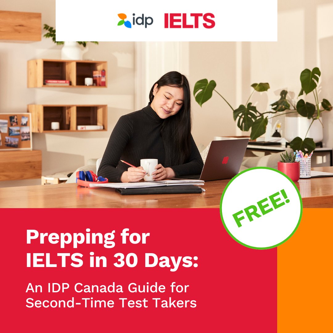 IELTSca's tweet photo. Taking the IELTS again? We've got you covered!  Second-time test takers can snag our FREE eBook: Prepping for IELTS in 30 Days! 📚 Sign up on our website to grab your copy and join our monthly newsletter. 

https://t.co/VazxnYCj9h

#IELTSPrep #IDPIELTS #IELTSCanada #FreeBook https://t.co/wbP4NPsHq1