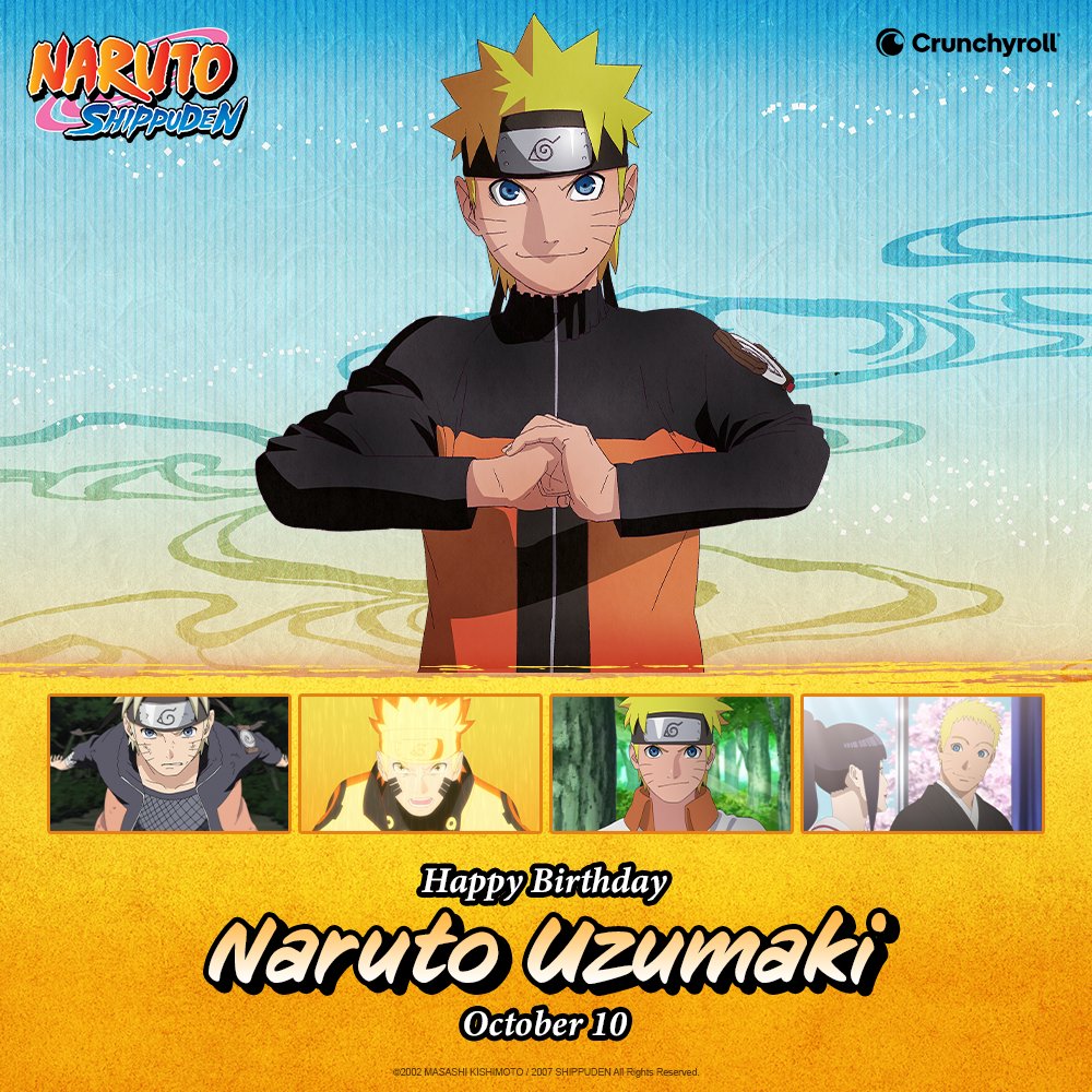 Today, we honor the hero who never gives up—Naruto Uzumaki! 🎉