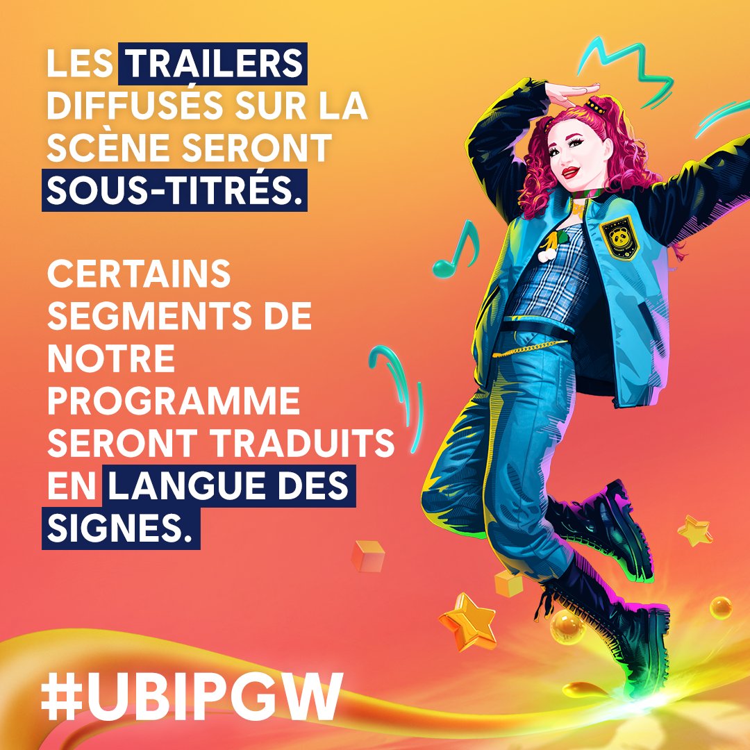 UbisoftFR's tweet photo. Vous êtes toutes et tous les bienvenus sur notre stand à l'#UbiPGW 🥰

Merci à @Capgame_France et à @trilogueinterpr pour leur accompagnement sur l’événement ! https://t.co/rrHByVUrCR