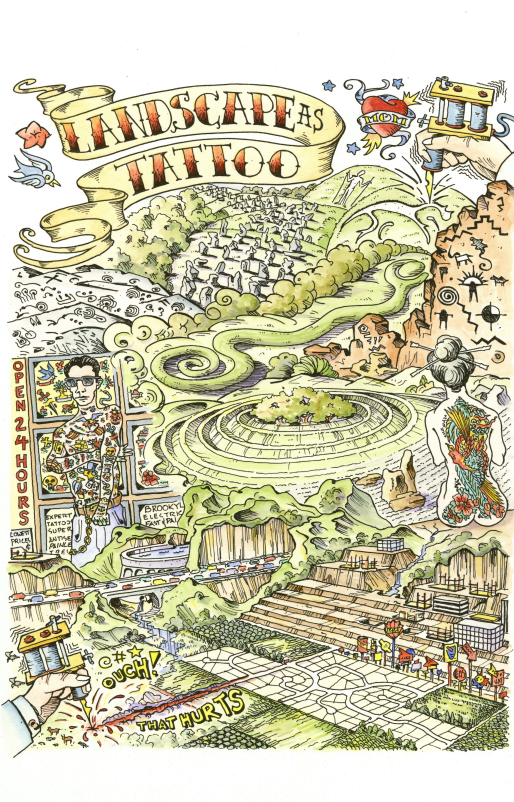 TCLFdotORG's tweet photo. Auction Highlight: "Landscape as Tattoo" by Chip Sullivan, FASLA. Want to win this item? Bidding CLOSES tonight at 8PM ET: https://t.co/aSflUgoT4i https://t.co/260HLu9lX8