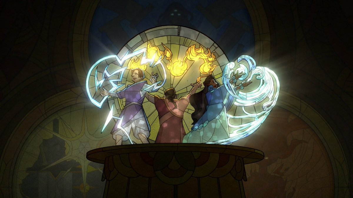 The fact that they are in the style of the EXU stained glass style. The Ring of Brass Endures. Also, I see you 3 DMs there. I hope we see an animated  movie of Calamity. Also <a href="/WillingBlam/">Travis Willingham</a> Brandon Auman and all the writers/artists/cast/crew of the epi, well-done.
#LVMSpoilers