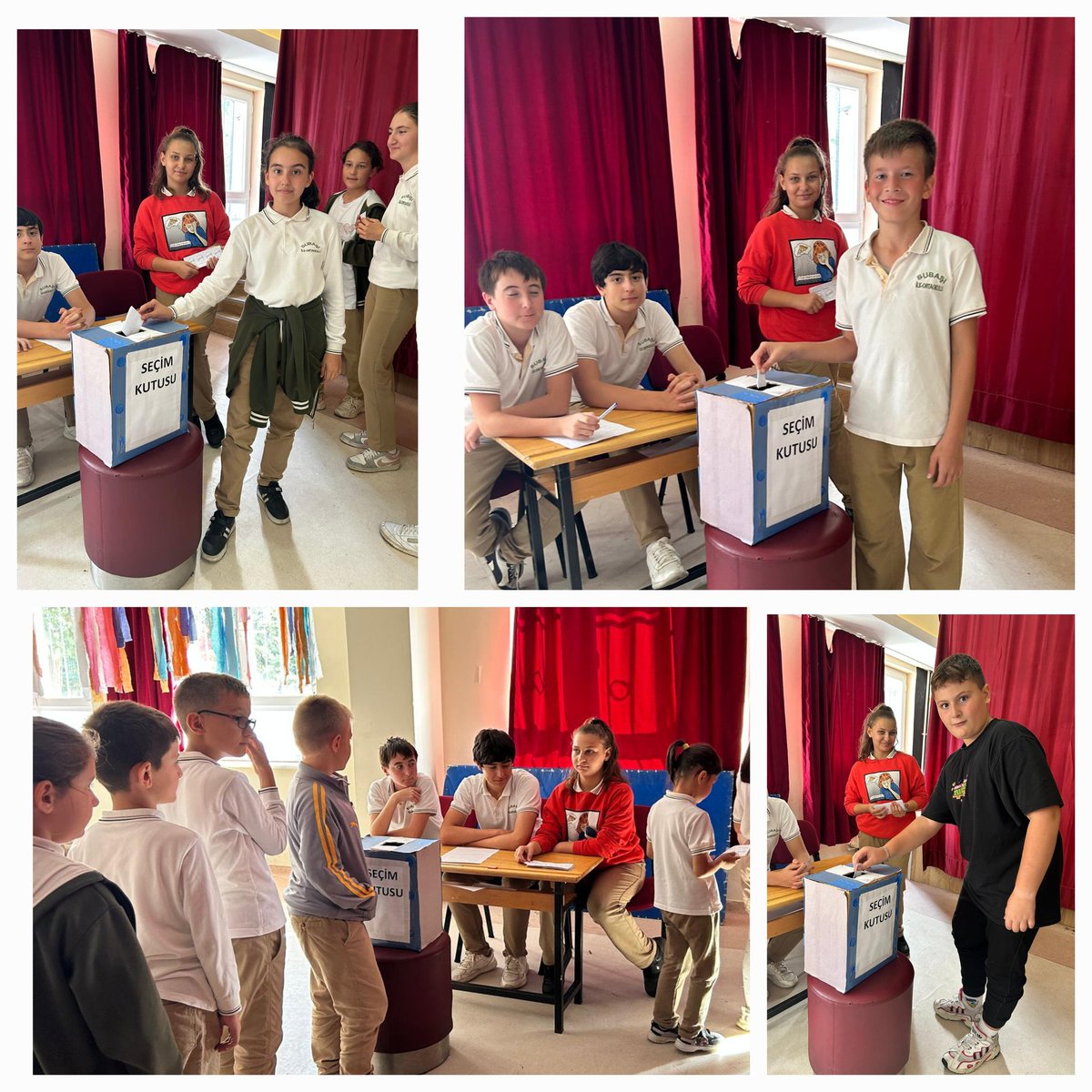 Okulumuzda yapılan Okul Meclis Başkanlığı seçiminin sonucunda İlkokul öğrenci meclis başkanı Eymen Erman, Ortaokul öğrenci meclis başkanı Şengül Sazanker olmuştur. Kendilerini tebrik ederiz. <a href="/catalca_mem/">Çatalca İlçe Millî Eğitim Müdürlüğü</a>