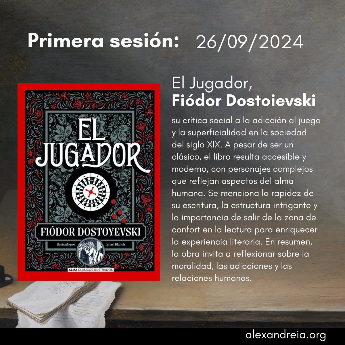 Club de Lectura Alexandreia tweet media