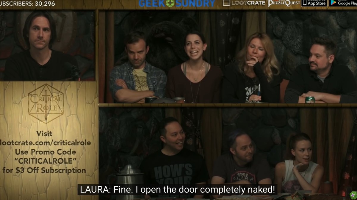 noradominick's tweet photo. one of the best things about the legend of vox machina is getting to see all of laura bailey's big, iconic swings at the table be animated. 10/10. no notes #LVMSpoilers https://t.co/JctIZB3FMQ