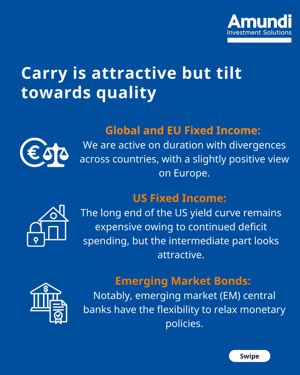 Amundi_ENG's tweet photo. 📜 [#Insights] | How long will the fed rate cuts continue to boost the markets? 

👉Learn more about how cross asset, government bonds, and global policy easing may offer potential opportunities in this month’s Global Investment Views  ⤵︎
https://t.co/dYdlIvIo4R https://t.co/w2I8RhL0Gf