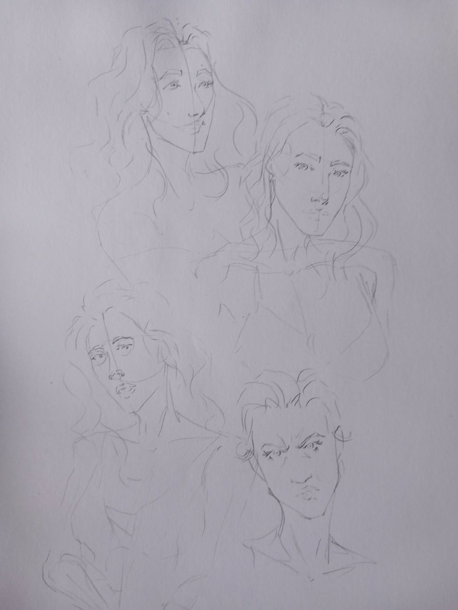 RephaimArt's tweet photo. Lunch sketches #sketchbook https://t.co/lKAXBOcihA