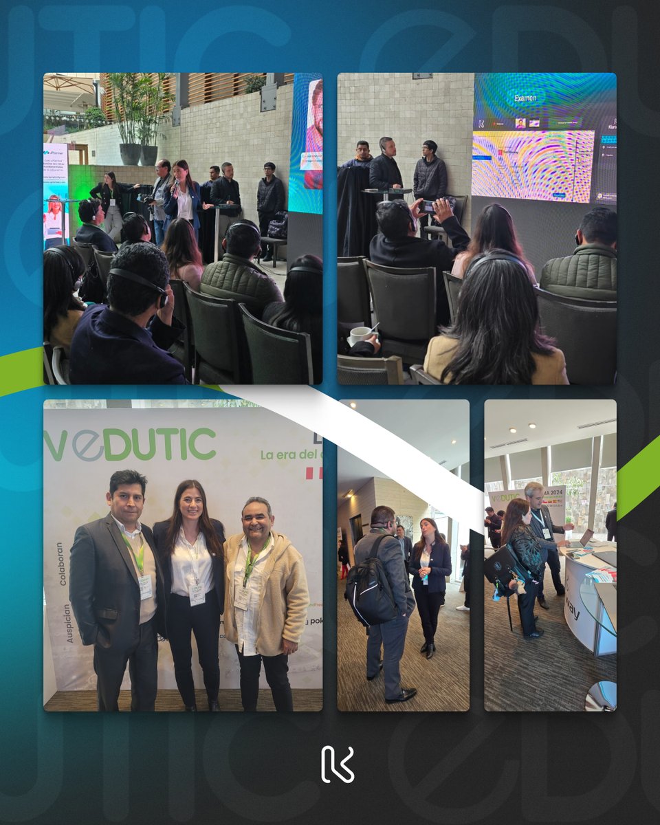 Klarway1's tweet photo. ¡Gran experiencia en el seminario #Edutic Lima 2024! 🚀🇵🇪
Gracias a todos los que pasaron por nuestro Stand S12 para conocer nuestra solución de proctoring. 👩💻👨💻
💪🎉 Seguimos comprometidos con la transformación digital de la educación.
¡Aquí algunas postales del evento! 📸 https://t.co/72sssv3YDq