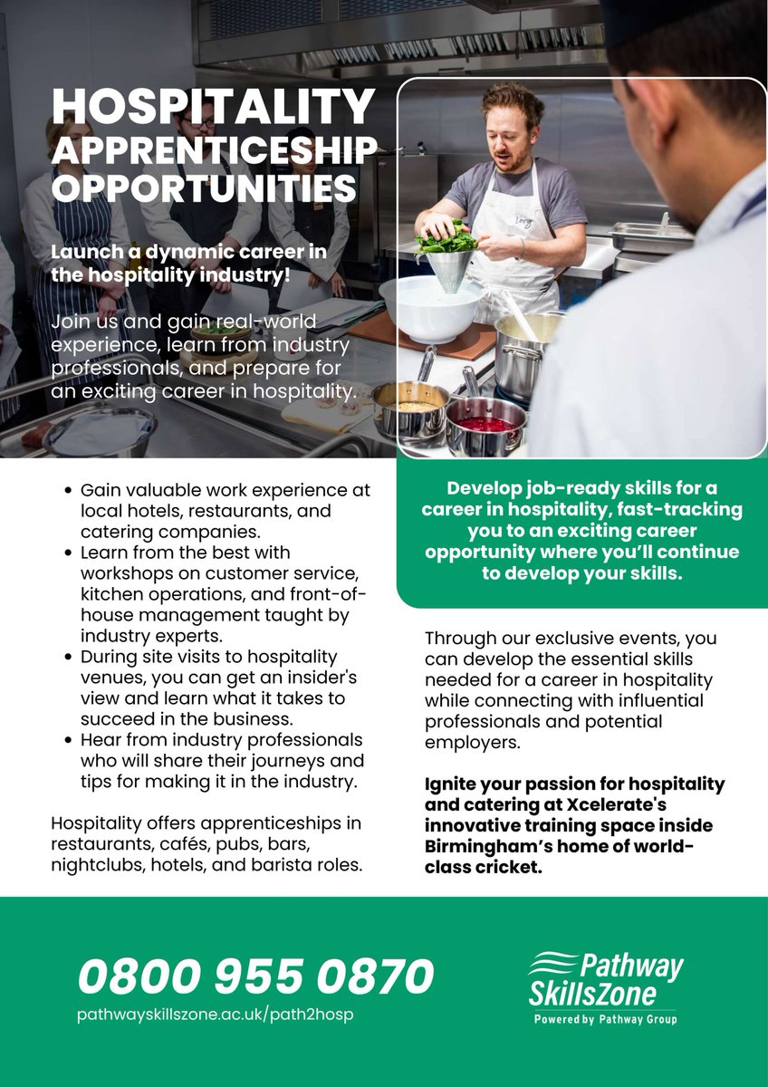 Ladder For Greater Birmingham & Solihull (@ladderforbrum) on Twitter photo 🚀 Ready to turn your passion for #hospitality into a #career? Join the Pathway 2 #Apprenticeships programme with <a href="/compassgroupuk/">Compass Group UK & I</a>! Gain real-world experience, #qualifications, and career #opportunities! 💪
<a href="/pathwaygroup/">The Pathway Group</a> <a href="/HITTraining/">HIT Training</a> <a href="/Lifetime_UK/">Lifetime</a> 🚀 Ready to turn your passion for #hospitality into a #career? Join the Pathway 2 #Apprenticeships programme with <a href="/compassgroupuk/">Compass Group UK & I</a>! Gain real-world experience, #qualifications, and career #opportunities! 💪
<a href="/pathwaygroup/">The Pathway Group</a> <a href="/HITTraining/">HIT Training</a> <a href="/Lifetime_UK/">Lifetime</a>