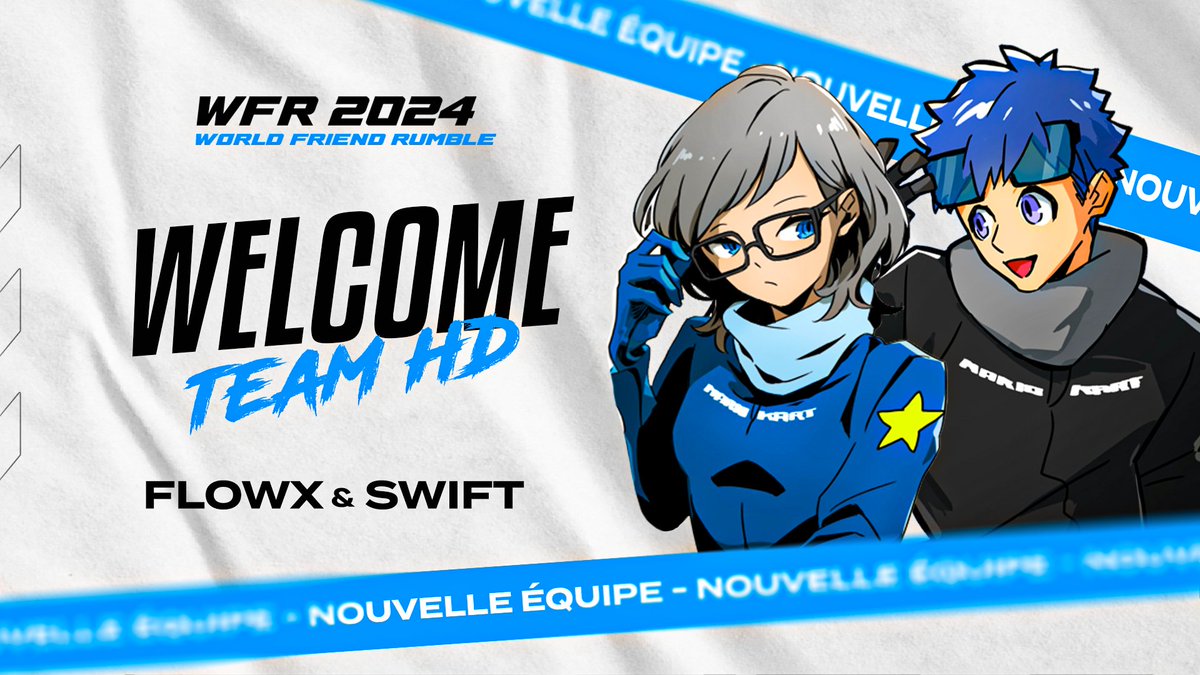 🇫🇷 UNE ÉQUIPE À NE PAS SOUS ESTIMER !
Le duo de la HD sera présent au World Friend Rumble 👊🏻
<a href="/FlowxMK/">Flowx</a> et <a href="/swiftcatkun/">𝙨𝙬🥀</a> pourraient bien inquiéter le top 3 ! 

🇬🇧 A TEAM NOT TO BE UNDERESTIMATED !
The duo from <a href="/ShimmeringOasis/">High Definition</a> will be at World Friend Rumble 👊🏻
Flowx and Swift could