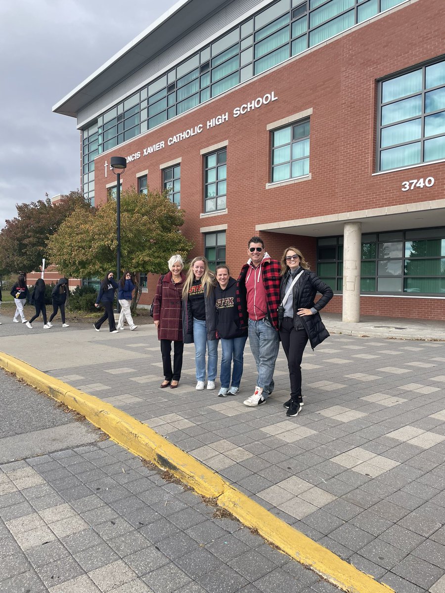 NedaBernabo's tweet photo. We have a special visitor @StFXOCSB today during our annual Coyote Prowl!! #VPMentor #ocsbLeadership Thank you Jen Oake for inspiring so many!! ☀️ https://t.co/BErEHpOu8q