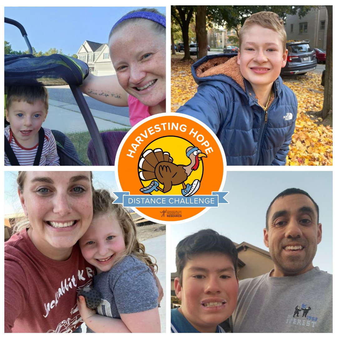 fpwr's tweet photo. Harvesting Hope Distance Challenge starts TODAY! Last year, 37 fundraising teams logged over 2,500 miles and raised over $138,000 for research! Trit with us! 🦃🏅https://t.co/9lbVL8lkBY #HarvestingHope #turkeytrot #PWSresearch #SYSresearch #praderwilli #schaafyang #FPWR #strava https://t.co/khJ2rHGxkO