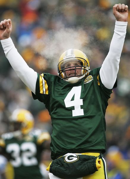 #Packers icon Brett Favre turns 55 today

• Super Bowl champ
• 3x MVP
• OPOY (95)
• 6x All-Pro
• 11x Pro Bowler
• 4x passing TD leader
• 2x passing yards leader
• 1990s All-Decade Team
• NFL 100 All-Time Team
• SI Sportsman of the Year (2007)
• Packers HOF, #4 retired