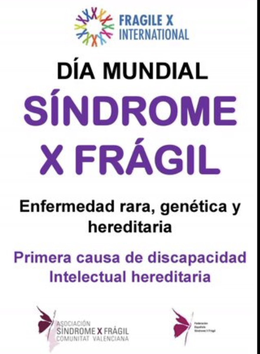 martatorrado's tweet photo. Hoy 🧬 10 de octubre es el #DíaEuropeoDelSXF, #SíndromeXFrágil y hemos querido acompañar a @XFragil_CV en la mesa informativa y 
🔊 difundimos el mensaje de la entidad en los mupis digitales al lado del @AjuntamentVLC para visibilizar esta #EnfermedadRara https://t.co/UktJJRRzPl