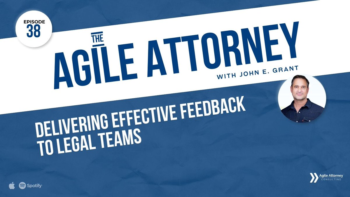 🚫🥪 Ditch the criticism sandwich!

Learn how to give effective feedback &amp; manage your law firm team better.

Our new podcast episode tackles tough conversations, setting standards &amp; debunking generational blame.

Listen now: agileattorney.com/38
#AgileAttorneyPodcast