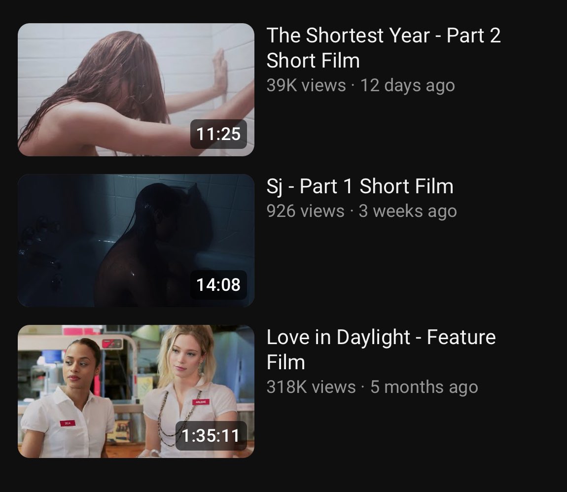 youtube.com/@sjindiefilms5… My three top films on YouTube‼️😊🙏🏽
