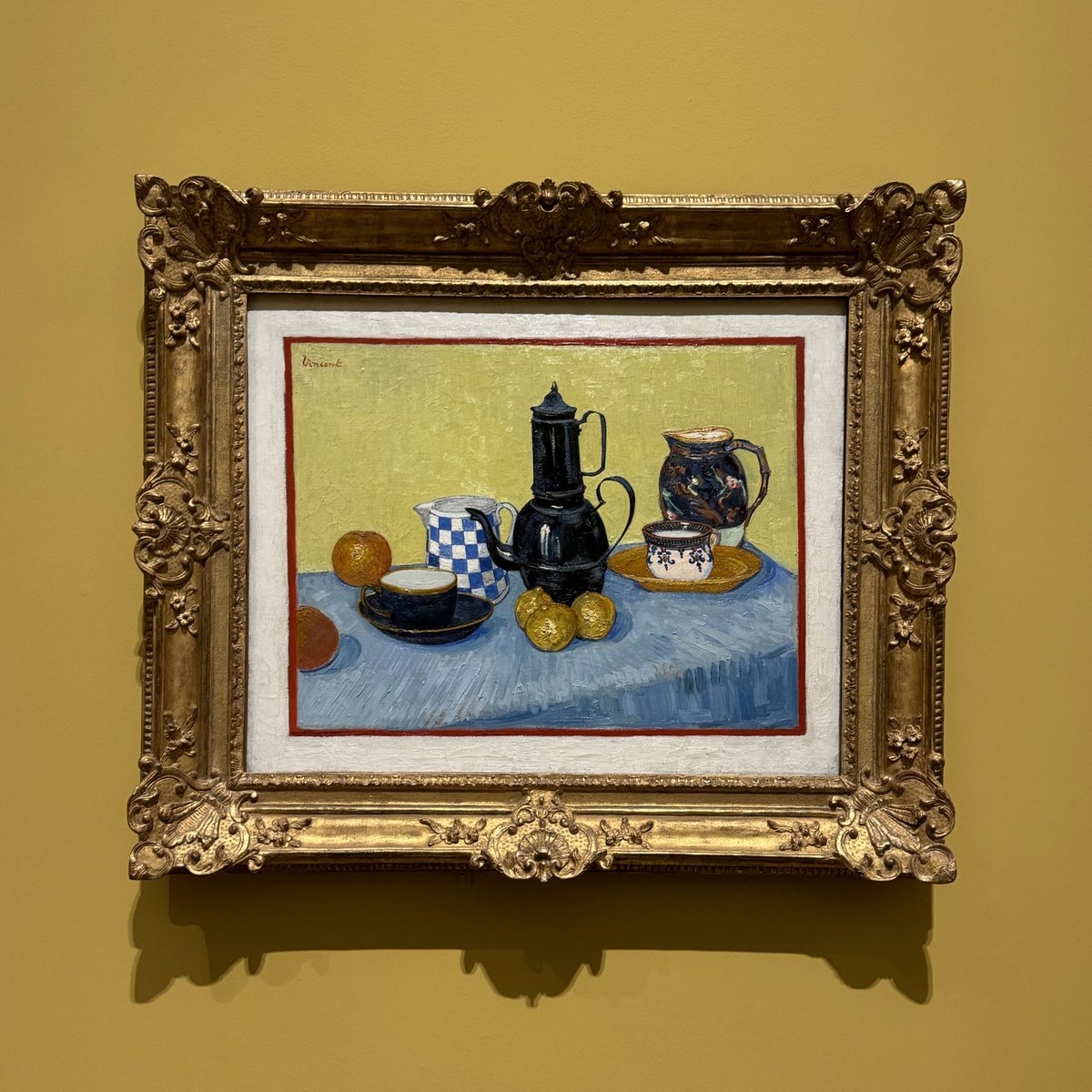 Still Life with Coffee Pot, 1888  

Absolutely loved the Van Gogh, Poets &amp; Lovers exhibition <a href="/NationalGallery/">National Gallery</a> - a must see if you can!