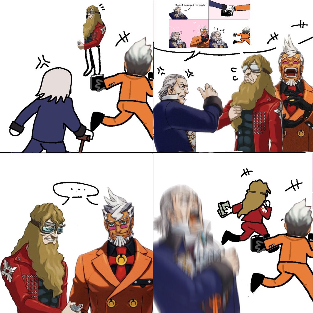 MarginTT_'s tweet image. #BlaiseDebeste #damongant #ManfredvonKarma 玩梗，，突然想着加了点后续