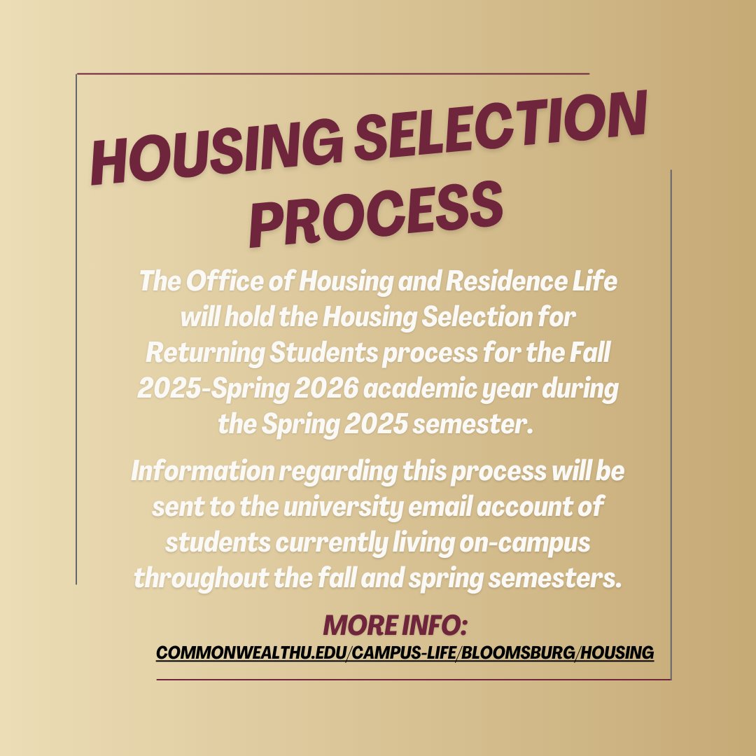 CUbloom_ResLife's tweet photo. It’s time to start thinking about on-campus living for Fall 2025-Spring 2026!!

Two-Year Residency Requirement:
https://t.co/j0yCZkXzoO

Housing Selection Process: 
https://t.co/cVZfVCDckH https://t.co/aMWw3J2yCY