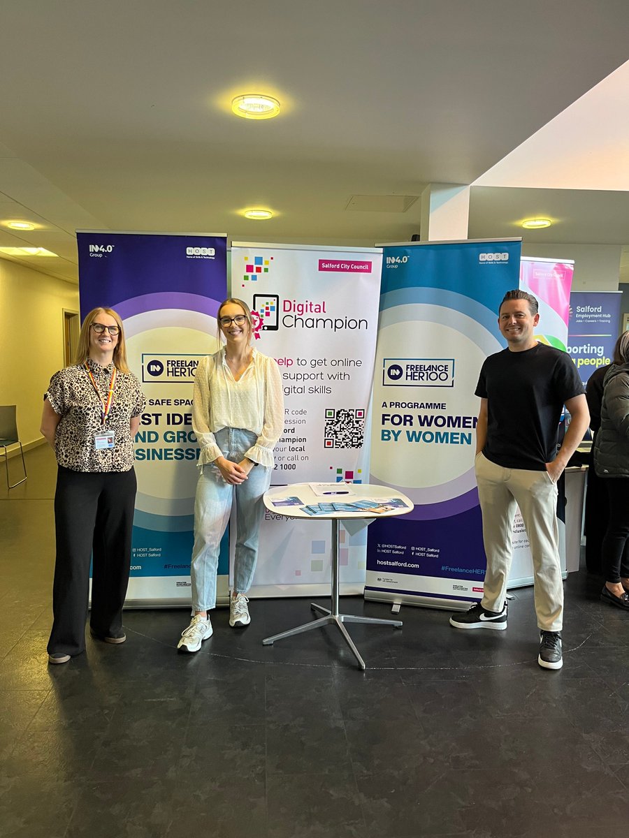 A huge thank you to <a href="/SalfordCouncil/">Salford City Council</a> for hosting us this morning at the Digitober event at the Broughton Hub! 🌟 

If you'd like to know more about our FreelanceHER programme, take a look at our website: buff.ly/3L9JJFK

#FreelanceHER100 #HOSTSalford #Digitober