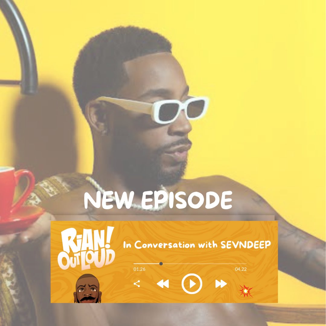 ratedRIAN's tweet photo. SZN 7 of @rianoutloudpod ! kicks off with @TheSevndeep ! Tune in as he shares his journey as a Black queer artist, the power of LGBTQ+ representation, and advice for aspiring artists. Plus, get a sneak peek into his upcoming projects

💥💥💥

LISTEN HERE: https://t.co/nAFLCSvtZq https://t.co/eKlwZDwB2A