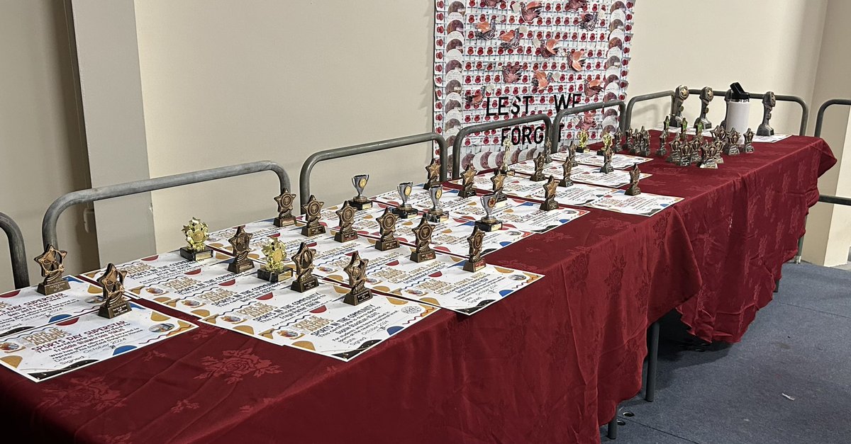 We are all set up for the first ever Pride of Malbank awards!!! #POMs