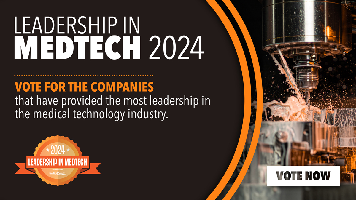 Voting ends October 31st, so be sure to vote for the company YOU think deserves recognition, and help us honor the medtech companies that have provided the most leadership in the medical technology industry.

…rship.medicaldesignandoutsourcing.com

#leadership #medtech #LeadershipInMedtech
